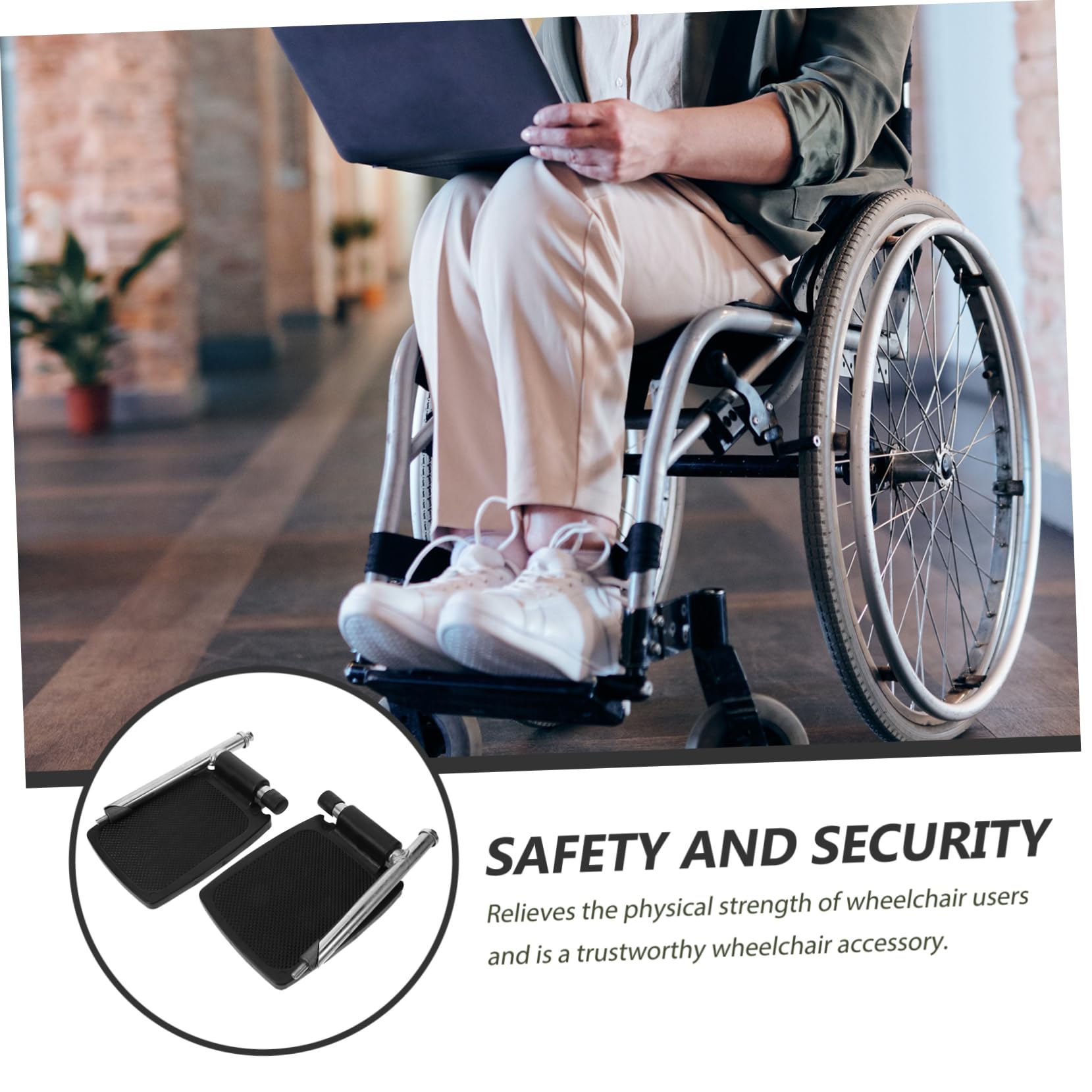 Beavorty Reposapiés General Para Silla De Ruedas Repuesto Para Pedal De Silla De Ruedas De Apoyo Para Piernas De Escenario Hospitalario