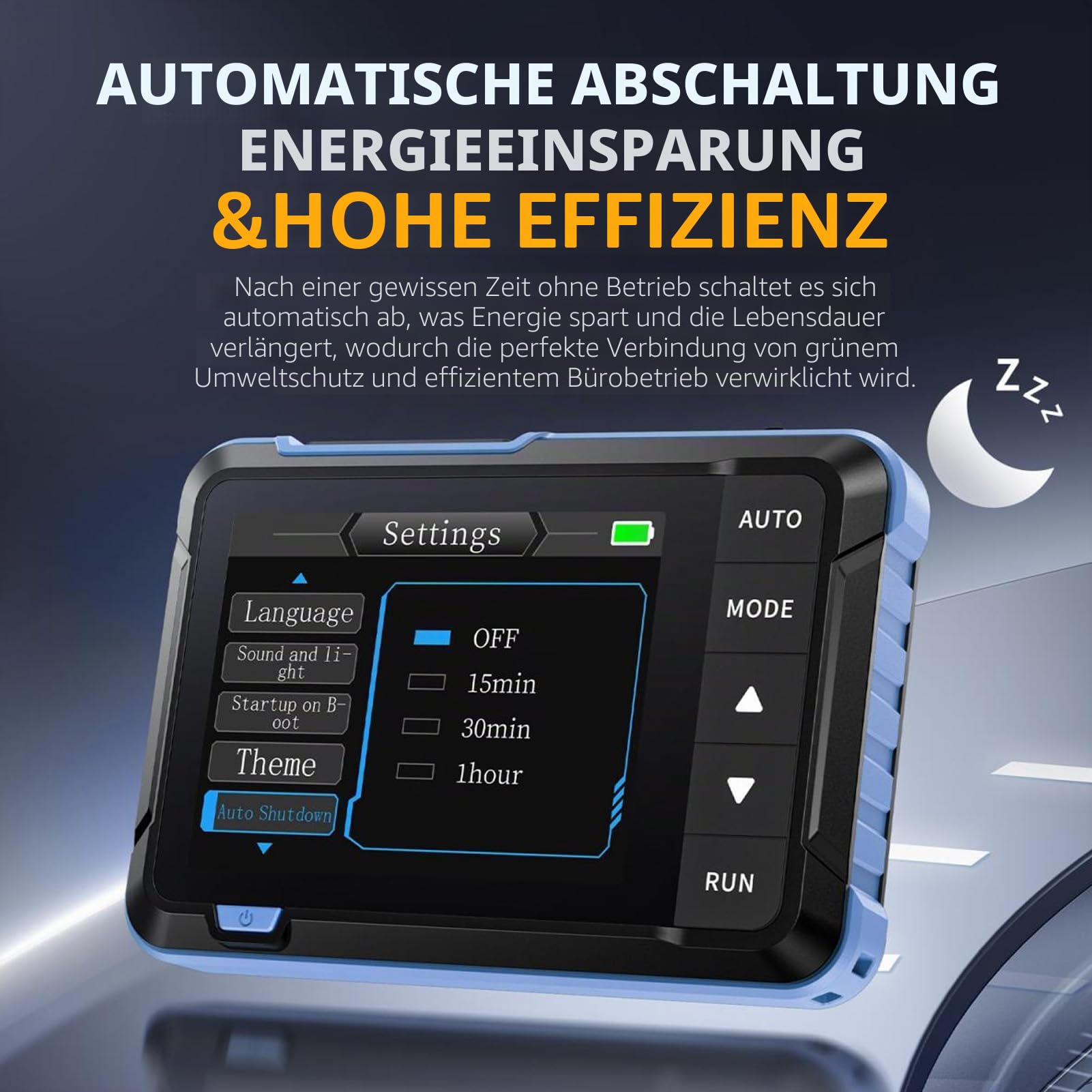 Handoszilloskop, Tragbares Digitales Oszilloskop-Multimeter mit 2 Kanälen, Professionelles Kfz-Oszilloskop mit 1 MHz Bandbreite, 5,0 MS/s Abtastrate und 2,8-Zoll-TFT-LCD-Display