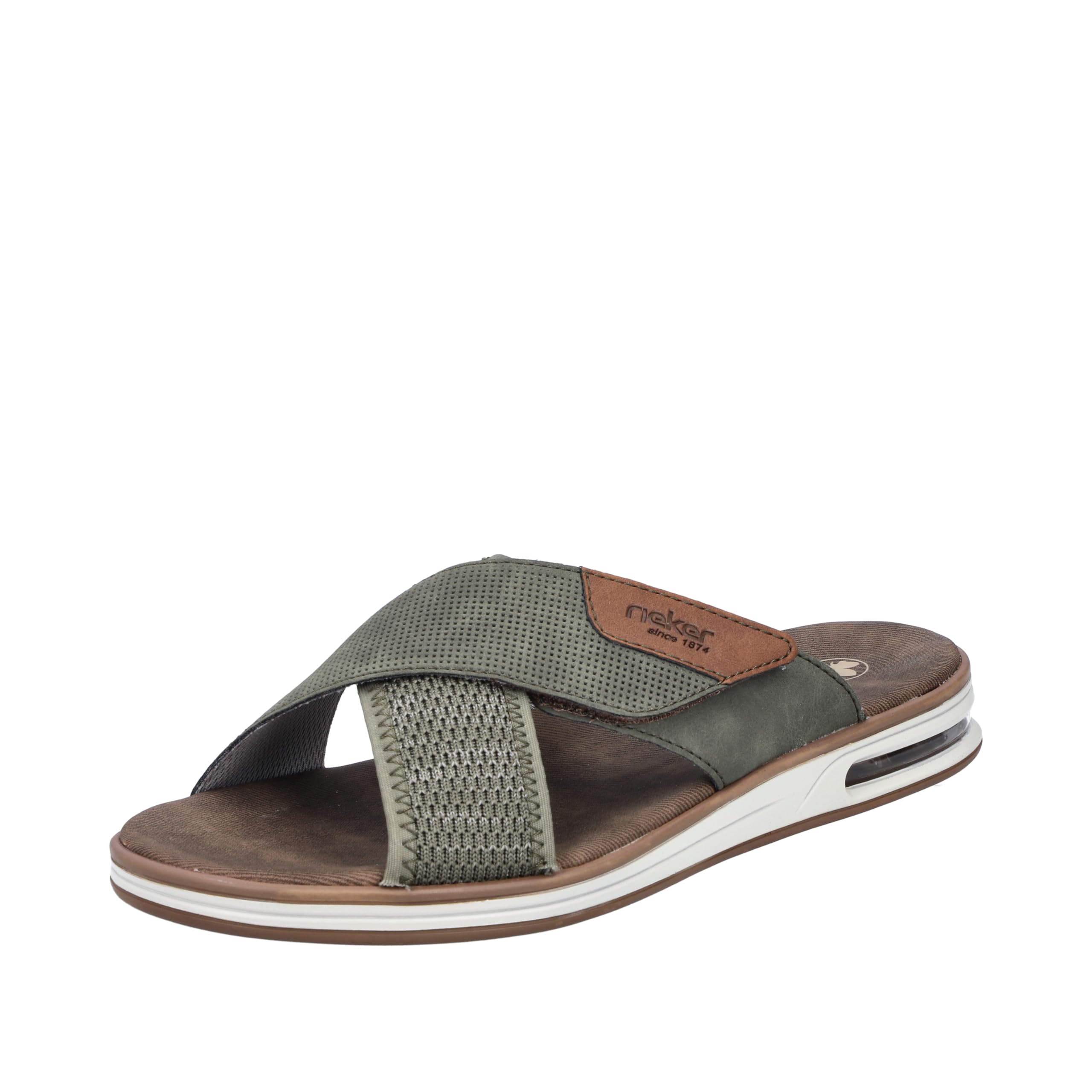 Rieker Men's 29083 Mules, Green, 9 UK