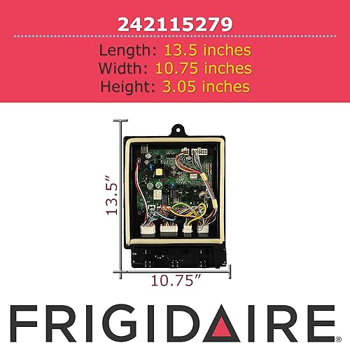 Miniatura 3 de Frigidaire 242115279 Tablero de control principal para refrigeradores, negro