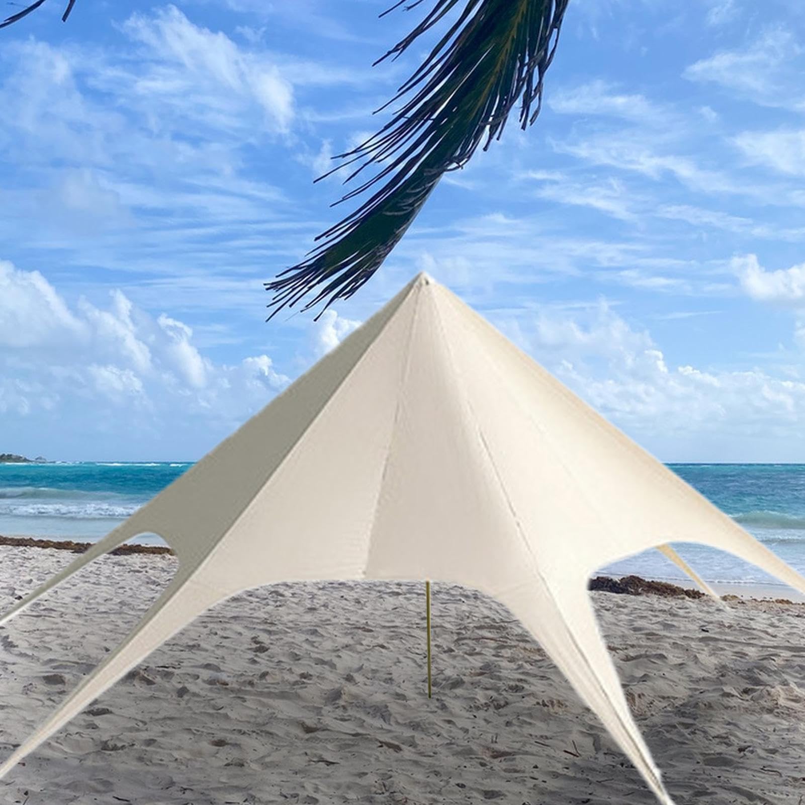 Tienda de campaña para actividades al aire libre – resistente al agua protección solar para viajes – amplio refugio de picnic con protección UVF50+ para actividades al aire libre, senderismo, viajes