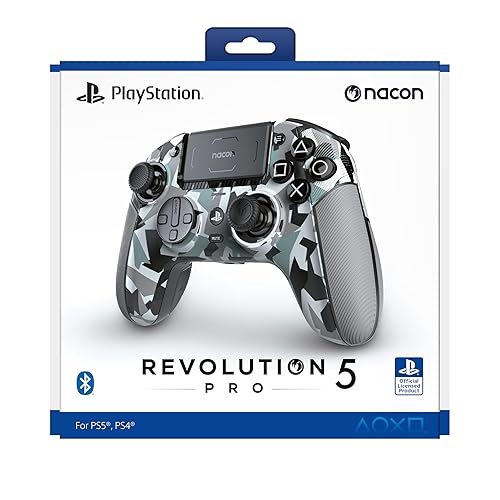 Miniatura 10 de NACON Revolution 5 Pro Officially Licensed PlayStation Wireless Gaming Controller for PS5 / PS4 / PC - Hall Effect, Trigger Stops, Mappable Buttons,