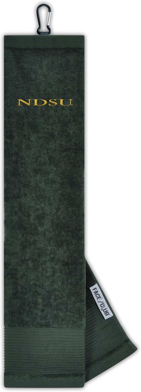 Team Effort LE Face/Club Tri-Fold Embroidered Towel NCAA North Dakota State Bison