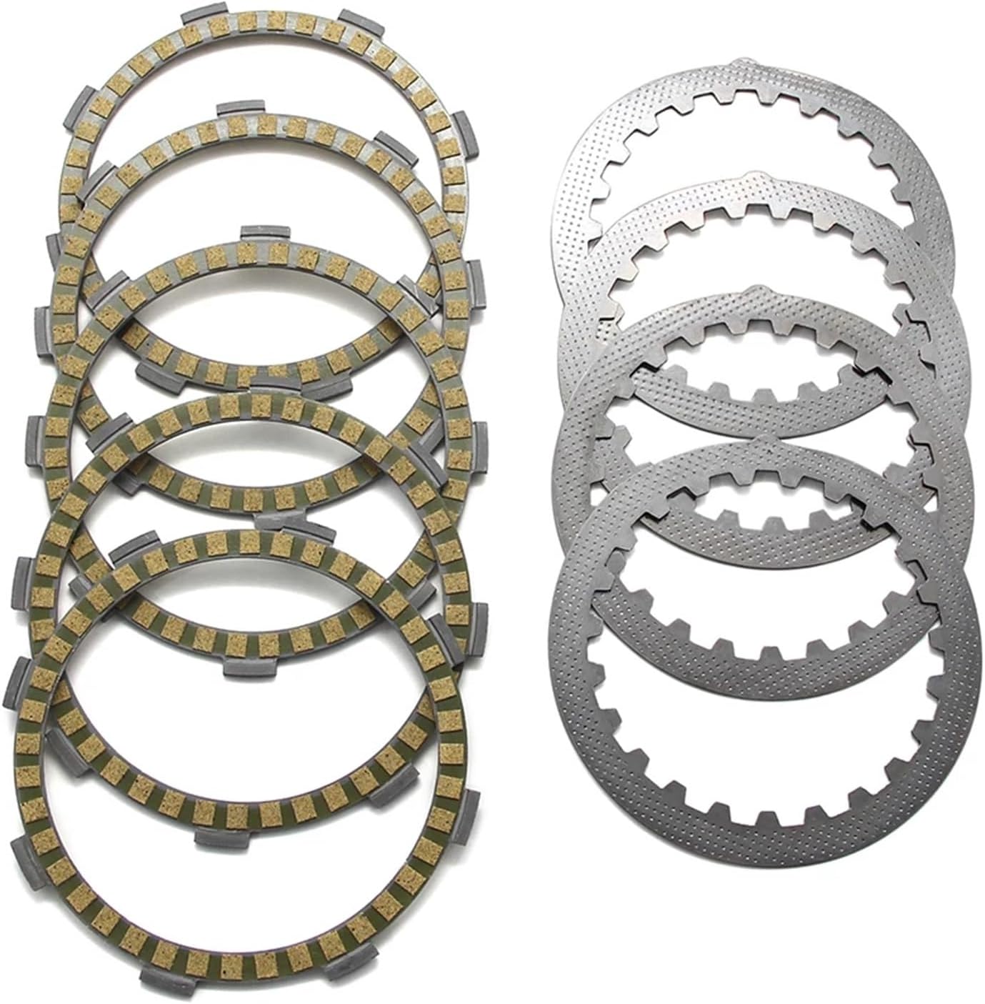 Compatible with Yamaha TTR125L TT-R125 TT-R125LE TT-R125LWE TT125RM TTR125E TTR125R R125LW DT80LC Motorcycle Clutch Friction Disc Plate Kit