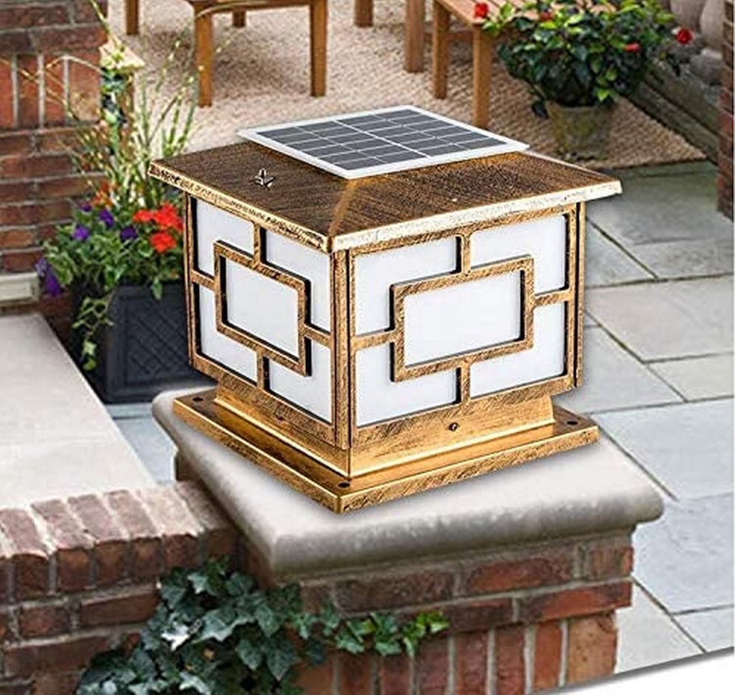 FEEZC Nuevas Luces Retro de Columna de fundición a presión para