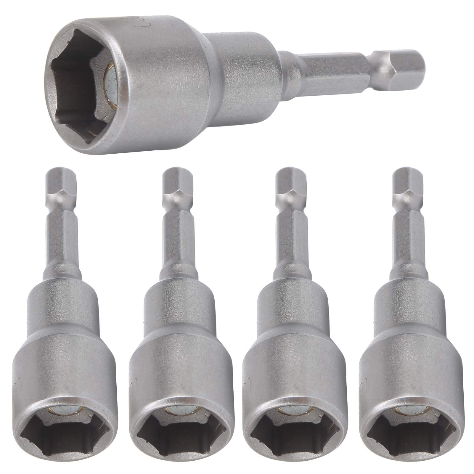 Llave de vaso hexagonal magnética de 14mm en acero cromo vanadio juego de 5 piezas para taladro