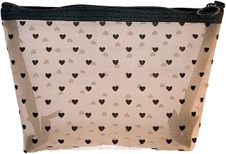 GEFIRE Small Cosmetic Pouch Casual Zipper Toiletry Wash Bags Make Up Mesh Makeup Storage Pouch Women Travel Cosmetic Bag Price In India