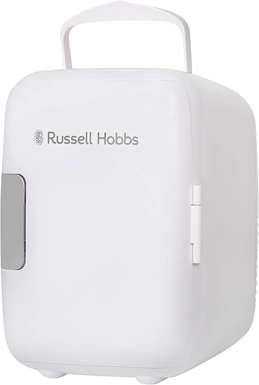 Russell Hobbs Mini Fridge RH4CLR1001 4L/6 Can Portable Mini Cooler