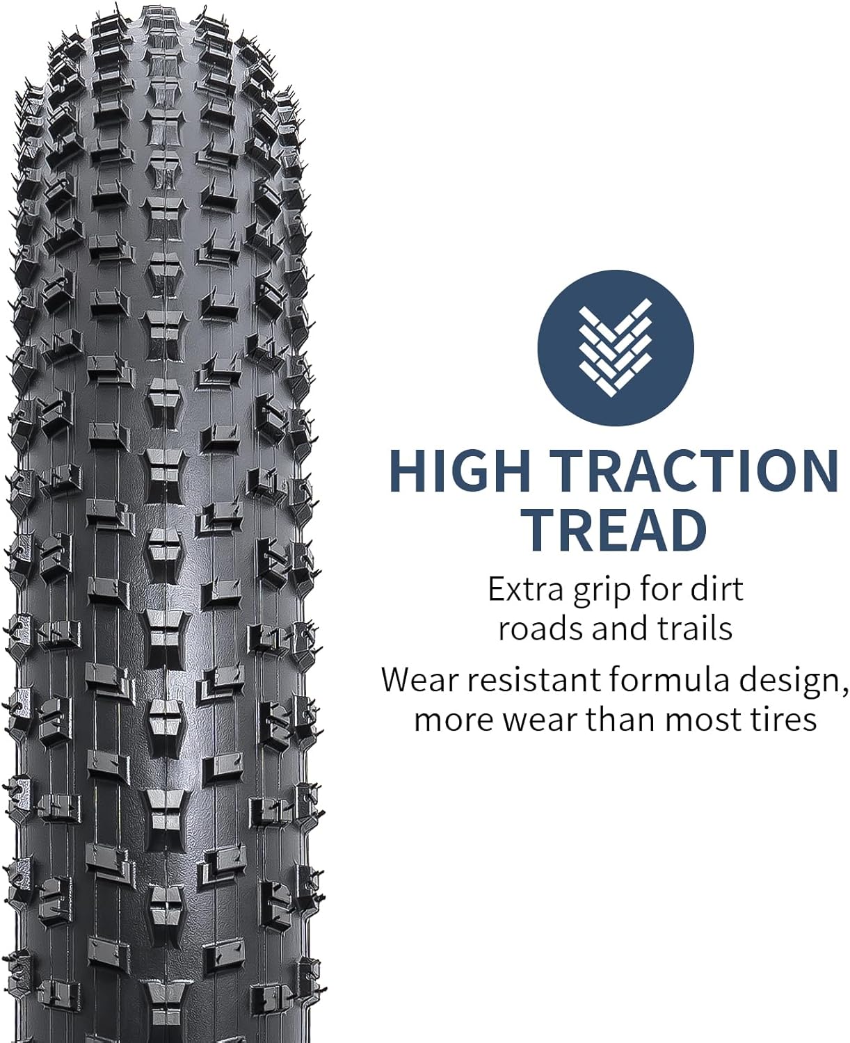 YUNSCM 1 PC/2PCS 24" Fat E-Bike Tires 24 x 3.0/76-507 Compatible with Mountain Bike 24x3 24x3.0 Electric Bicycle Tires(Y-1000)