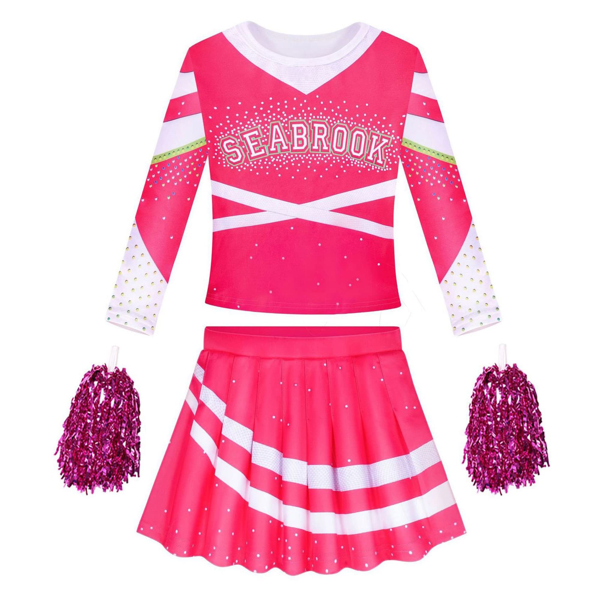 Ensemble Cape De Princesse 11 Pièces - Cape, Couronne, Baguette, Bijoux, Sac - Pour Filles 3-8 Ans, Jeux De Rôle, Fêtes
