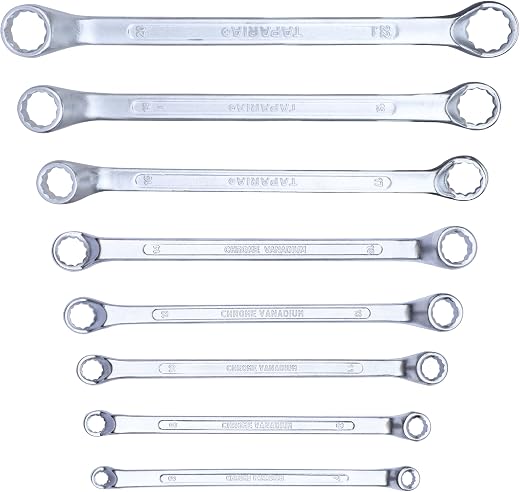 Taparia 1808 8-Pieces Ring Spanner Set