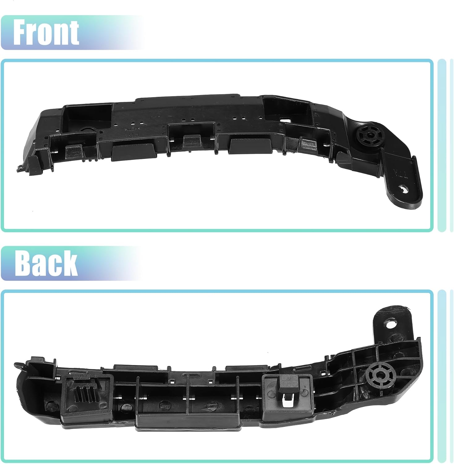 X AUTOHAUX 1 Pair Left Right Side Car Front Bumper Mounting Support Bracket for Honda HRV 2016-2021