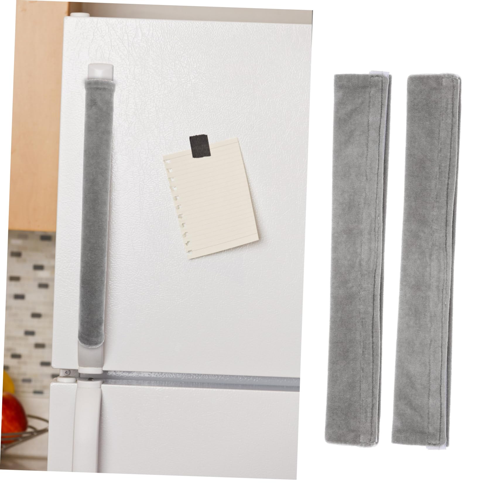 Uonlytech Home Appliance Cover 2 Pack Refrigerator Handle Covers 10-14cm Soft Cotton for Easy Installation Removal