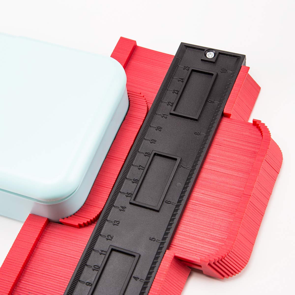 Medidor De Contorno Anexável - 25+12cm Para Trabalhos Precisos