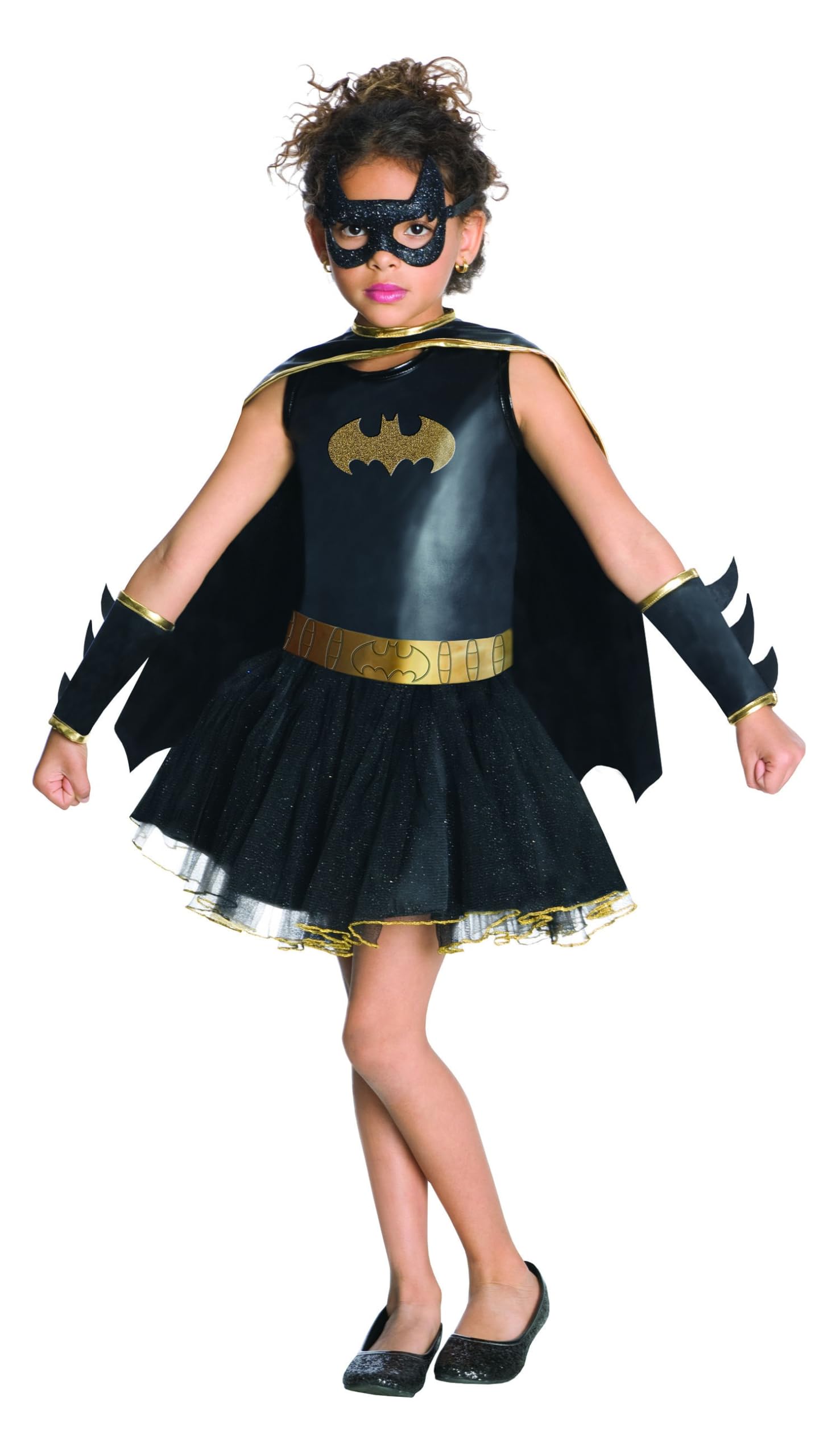 DC Comics - Batgirl Costume - Kids - Small - Black/Golden