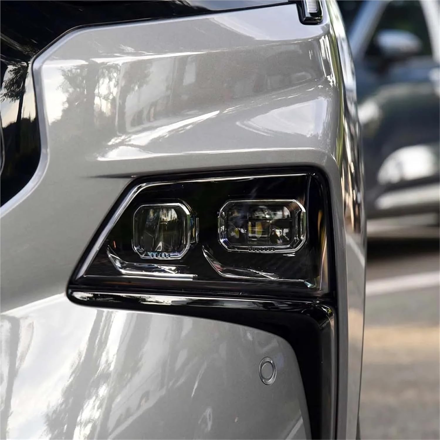 Compatible For Ford for Equator Sport 2022 2023 Headlight Cover Headlamp Shell Clear Lens Replace Original Glass Lampshade Car Accessories(1PCS Left Side) (1PCS Right Side)