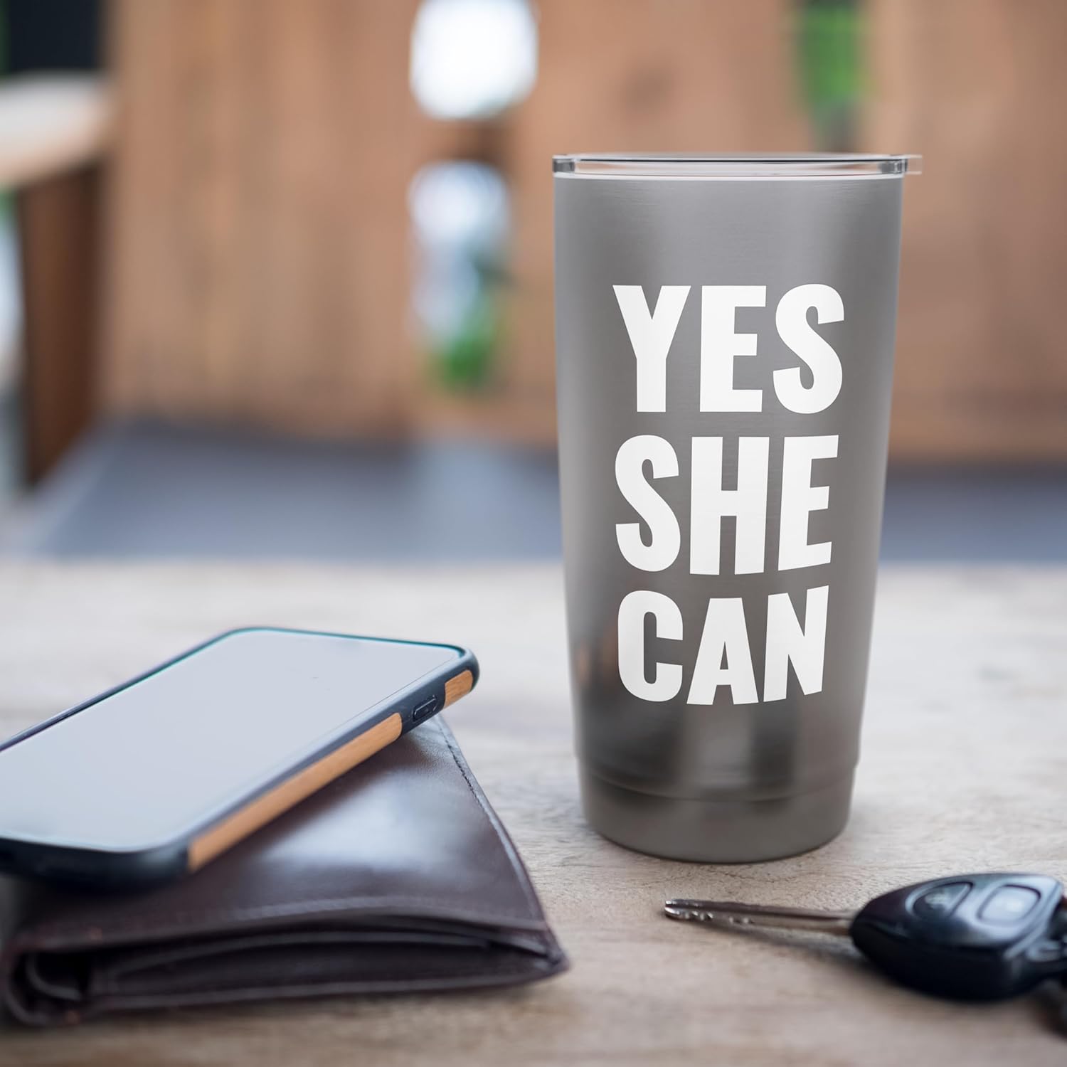 Yes She Can Stainless Steel Insulated Tumbler - Image 7