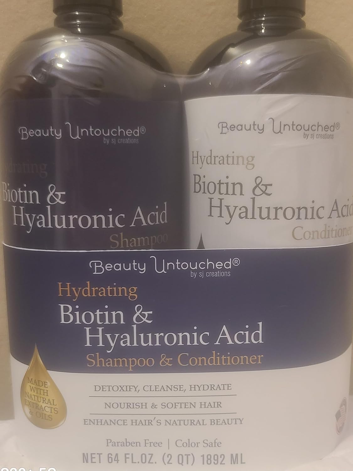 Biotin & hyaluronic Acid shampoo & conditioner