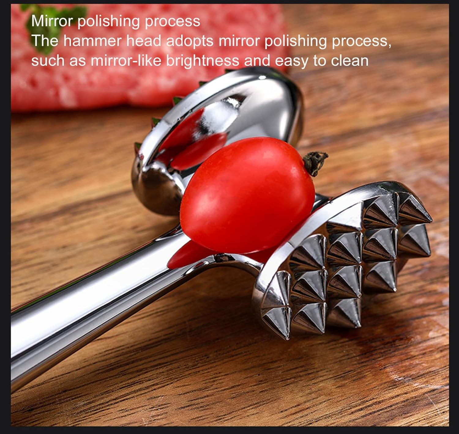 Meat Tenderizer Kitchen Mallet Hammer Tool Manual Pounder for Tenderizing Chicken Steak Beef Poultry