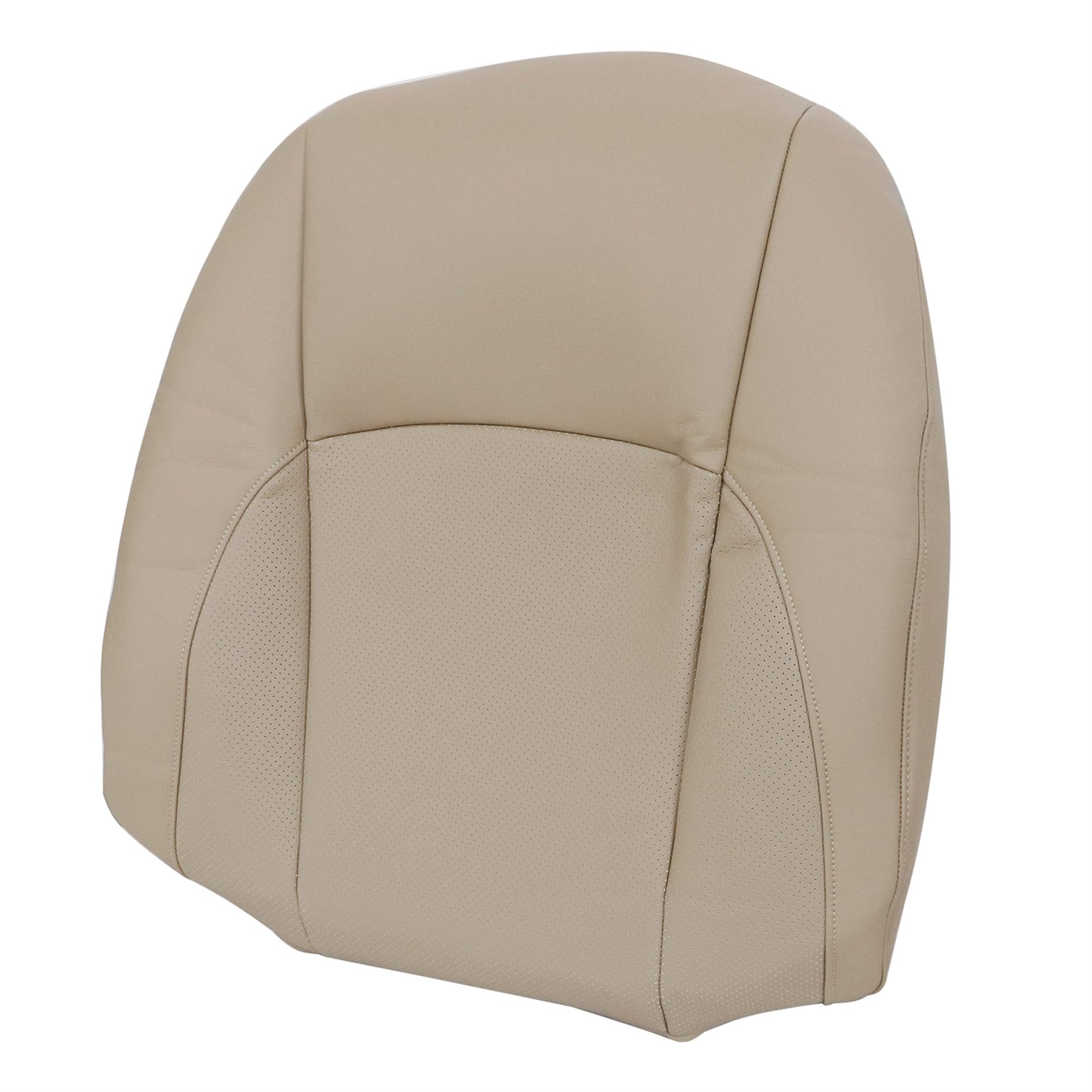 Strona kierowcy Góra Lean Back Skórzany Pokrowiec Na Siedzenie Tan Pasuje do Lexus ES350 2007 2008 2009 2010 2011 2012