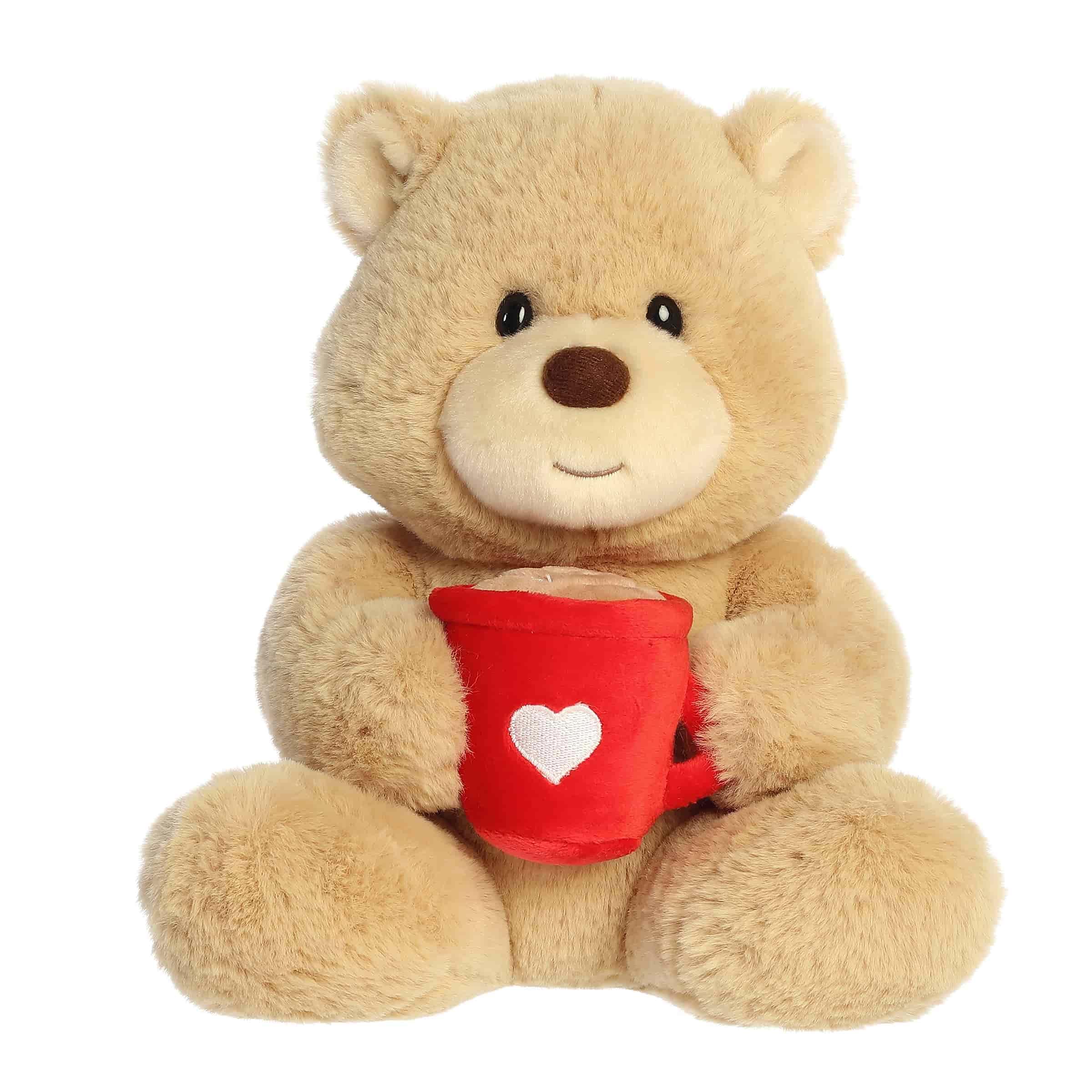 Amazon.com: Aurora Heartwarming Valentine Latte Love Bear Stuffed