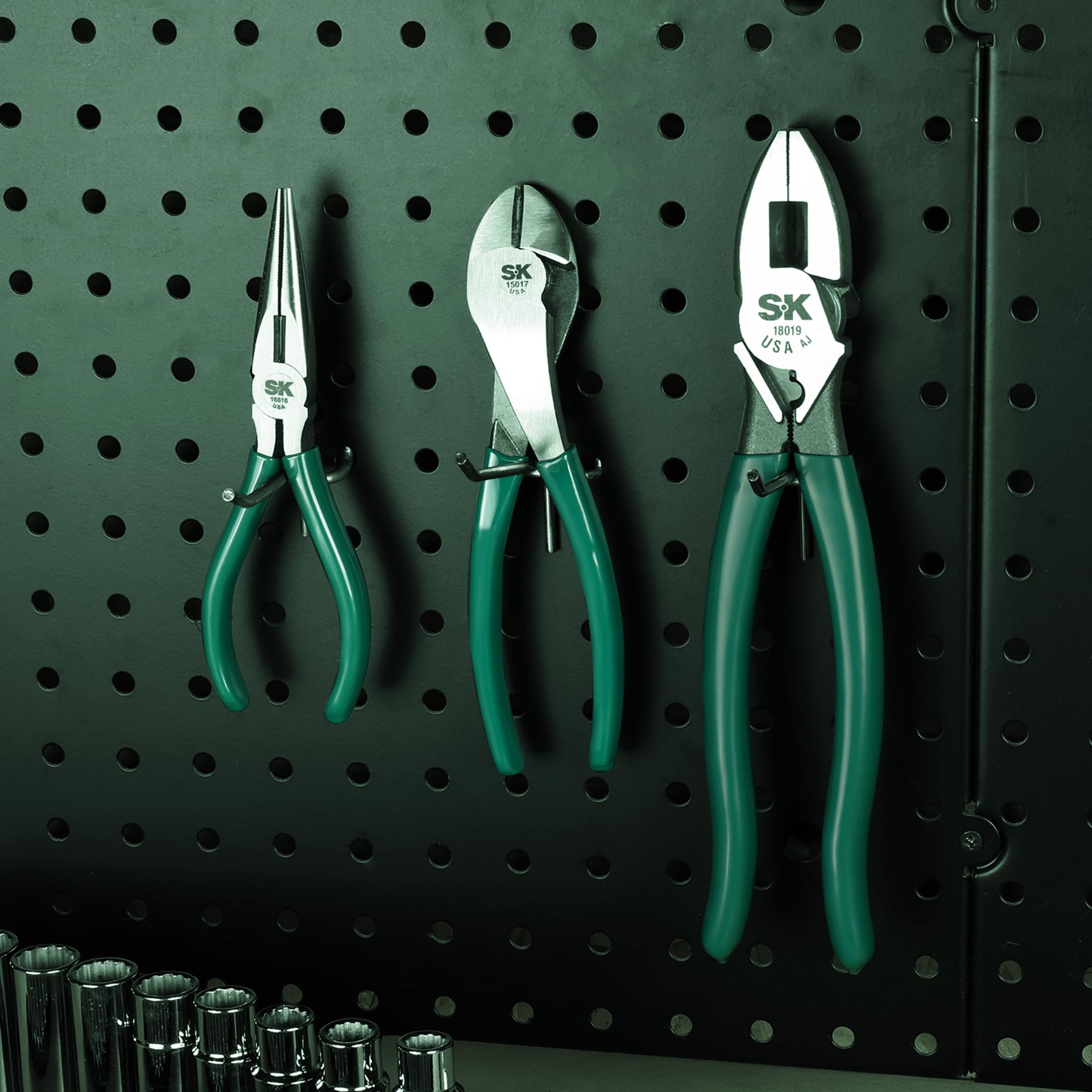 SK Hand Tool 17842 Zestaw szczypiec, 3-częściowy