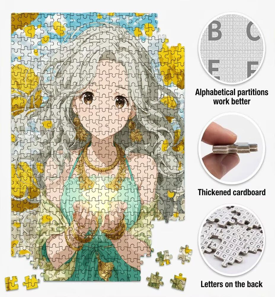 Puzzle 1000, Jigsaw Puzzle per Adulti, Ragazza Palla Cristallo BLQSBGA6-359 | Puzzle Classici, Impossibile Difficile Sfidanti Puzzles, Puzzle Decorativo per La Famiglia, Come Regalo e Decorazione Pareti