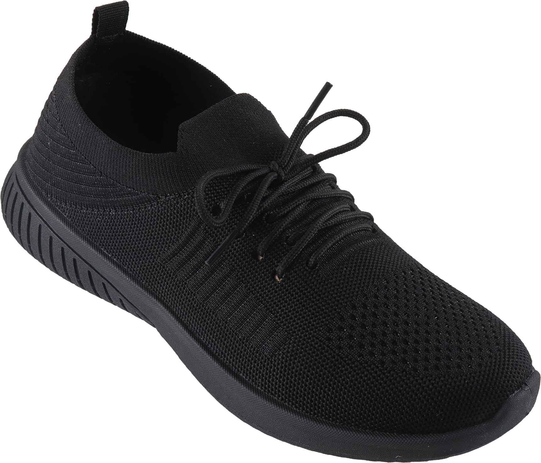 Comfortable Women's Mesh Shoes with Durable PU Sole – Comfortable, Breathable, Lightweight & Stylish All Black Shoes | for Walking, Running, Jogging, Designed for Long Wearing Hours-image-47