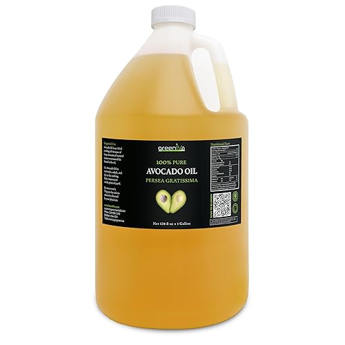 Vista 3 de GreenIVe Aceite de aguacate cultivado naturalmente 100% puro y natural sin aditivos, limpio, prensado en frío, sin OMG, vegano: para cocinar, freír