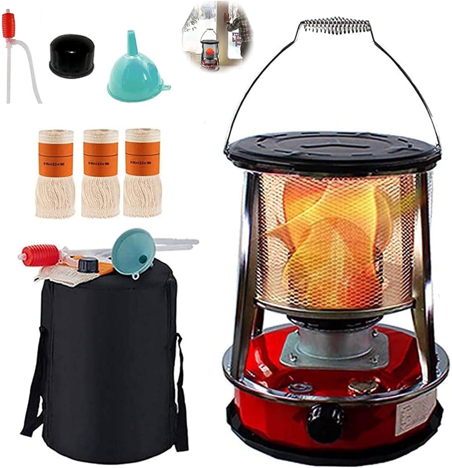 FHB NaoSInNi 2600W Kerosene Heaters Small Heaters for