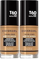 Vista 25 de Covergirl Trublend Base líquida mate D10 Golden Caramel, 1.014 onzas líquidas