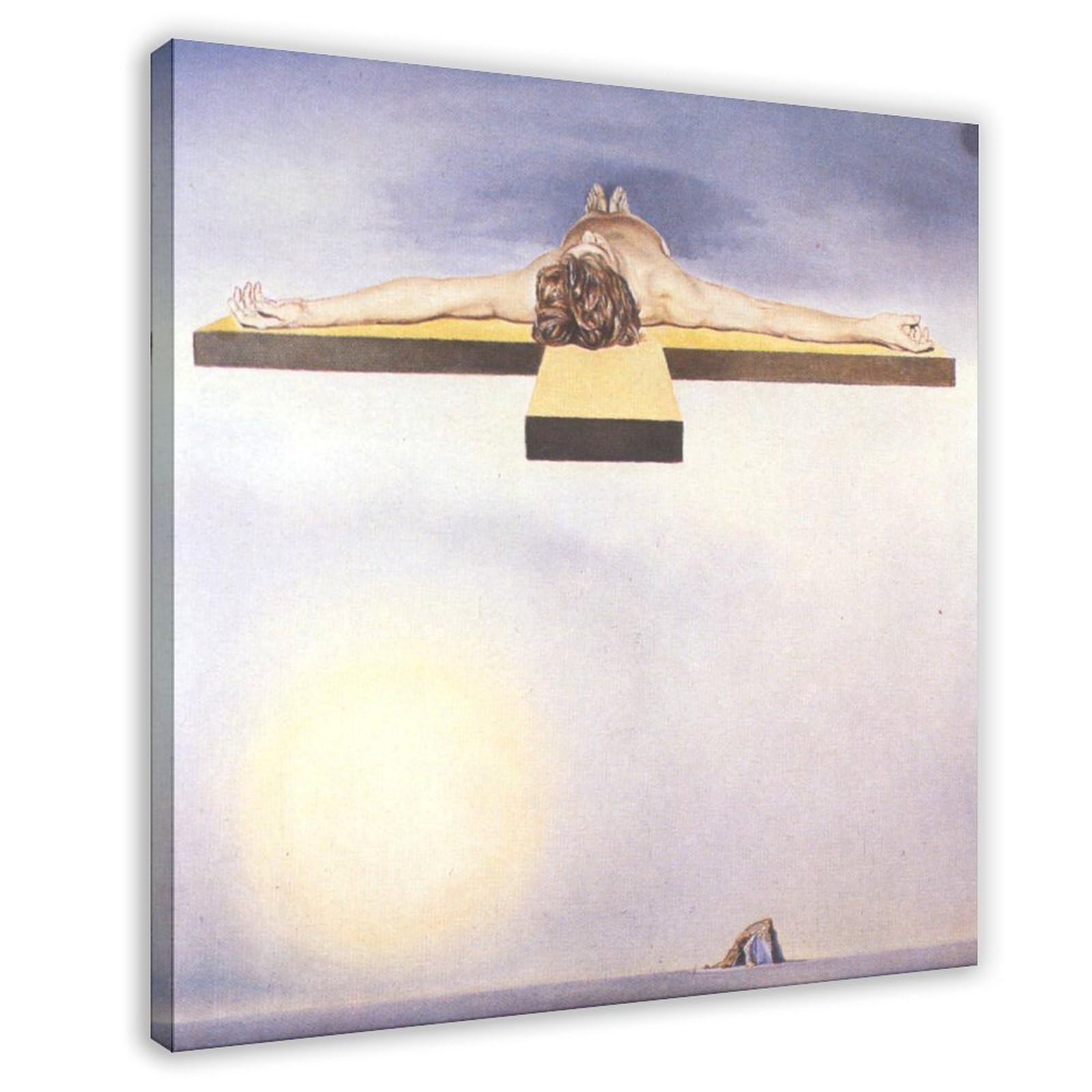 WCYB Gala's Christ by Salvador Dali Posters Prints Canvas Deco Paintings Wall Art Frame 16" L X 16" W
