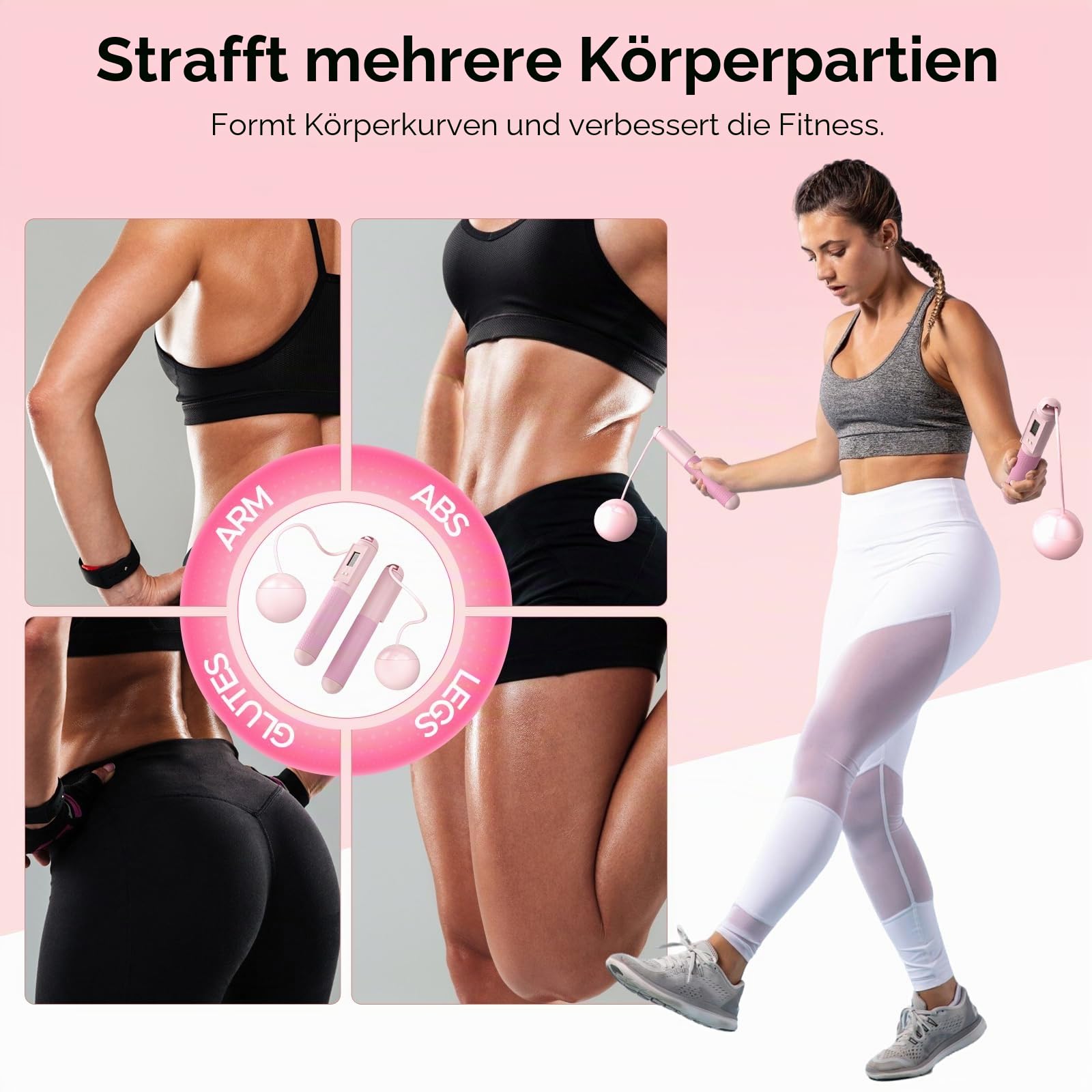Pilates Ring Kit for Women, Pilates Equipment Accessories, Home Workout Set with Magic Circle, Mini Exercise Ball, Ankle Resistance Bands & Yoga Socks, for Fitness, Toning & Better Me Gifts