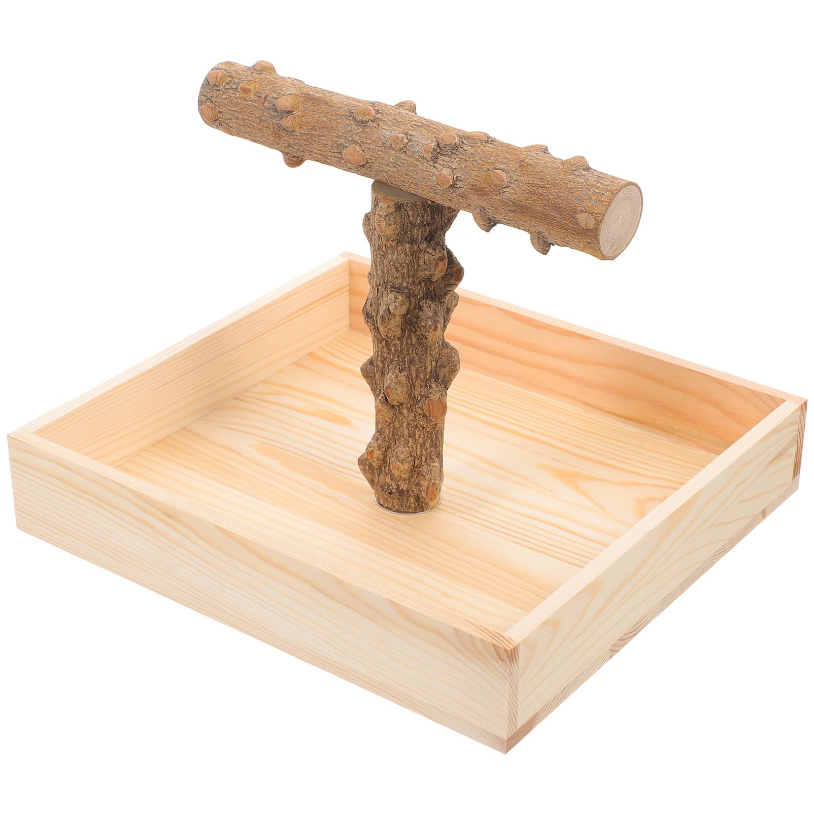 Toddmomy Perchoir pour Oiseaux Naturel Support pour Perroquets Et Oiseaux De Compagnie Accessoire De Et Entraînement