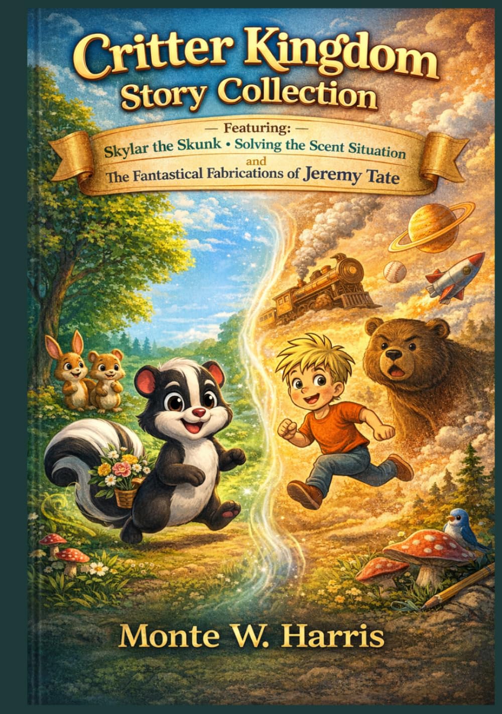 Skylar the Shunk Solving the Scent Solution/The Fantastical Fabrications of Jeremy Tate      Hardcover – March 29, 2026