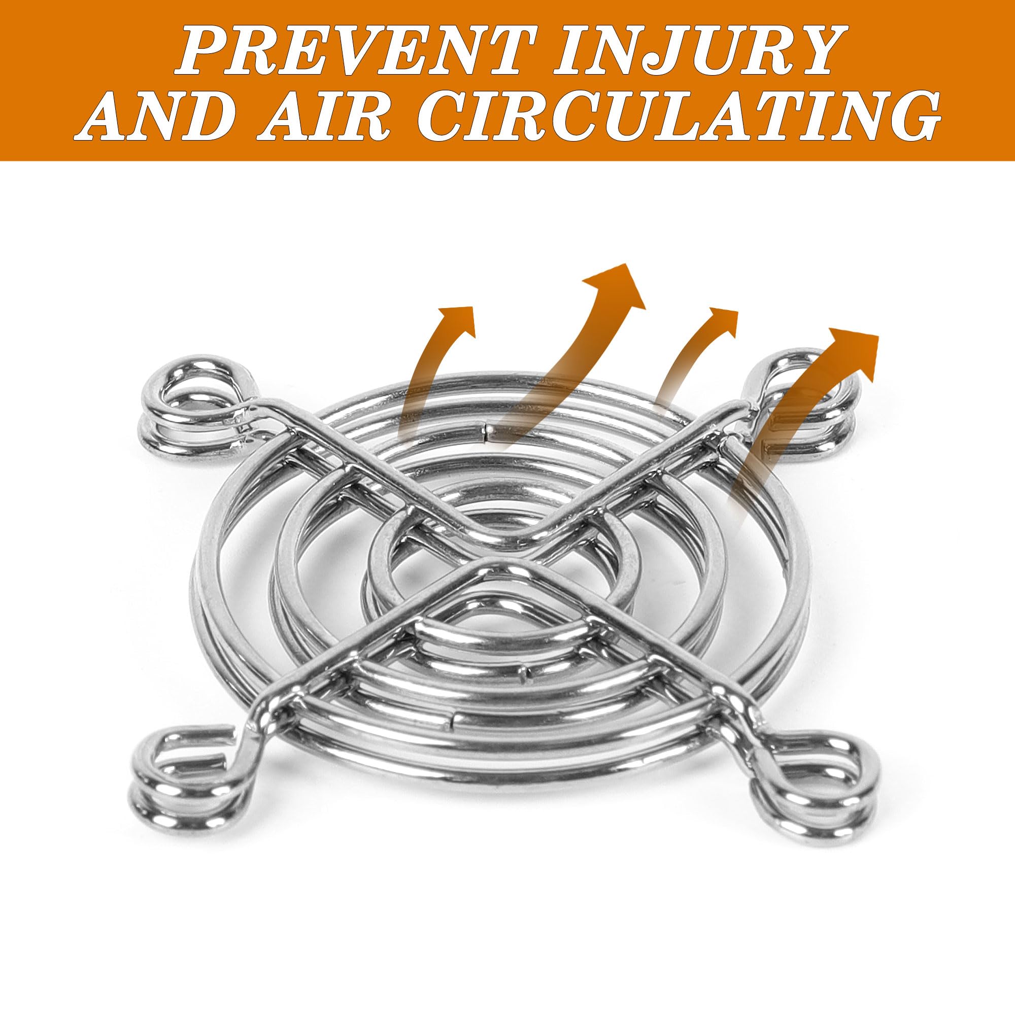 Sourcing Map 2 Pcs 8cm Ventilateur De Boîtier PC Ordinateur Protecteur