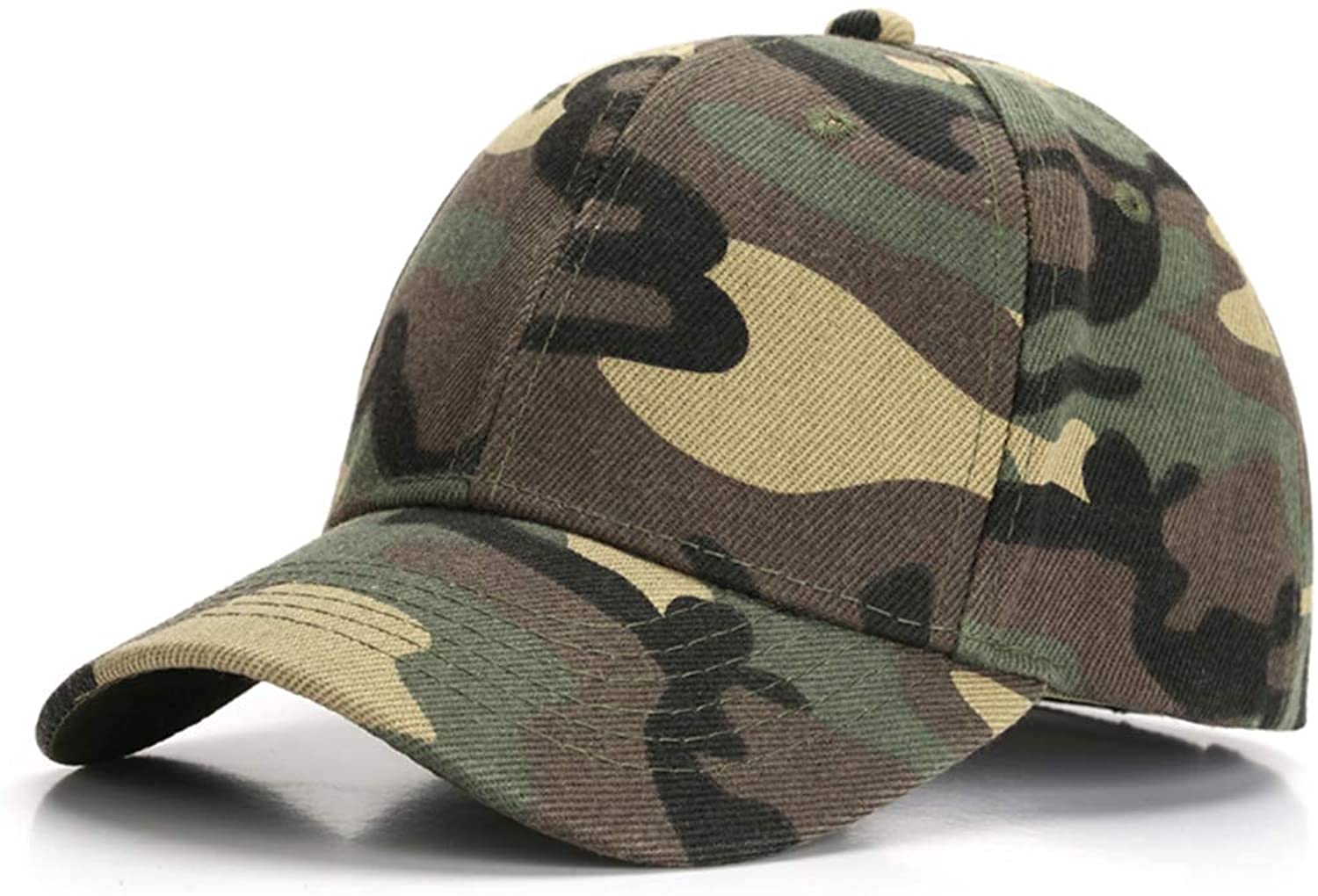 infispace Cotton ® Unisex Camouflage Army Baseball Cap (Grey), Medium-picture-14