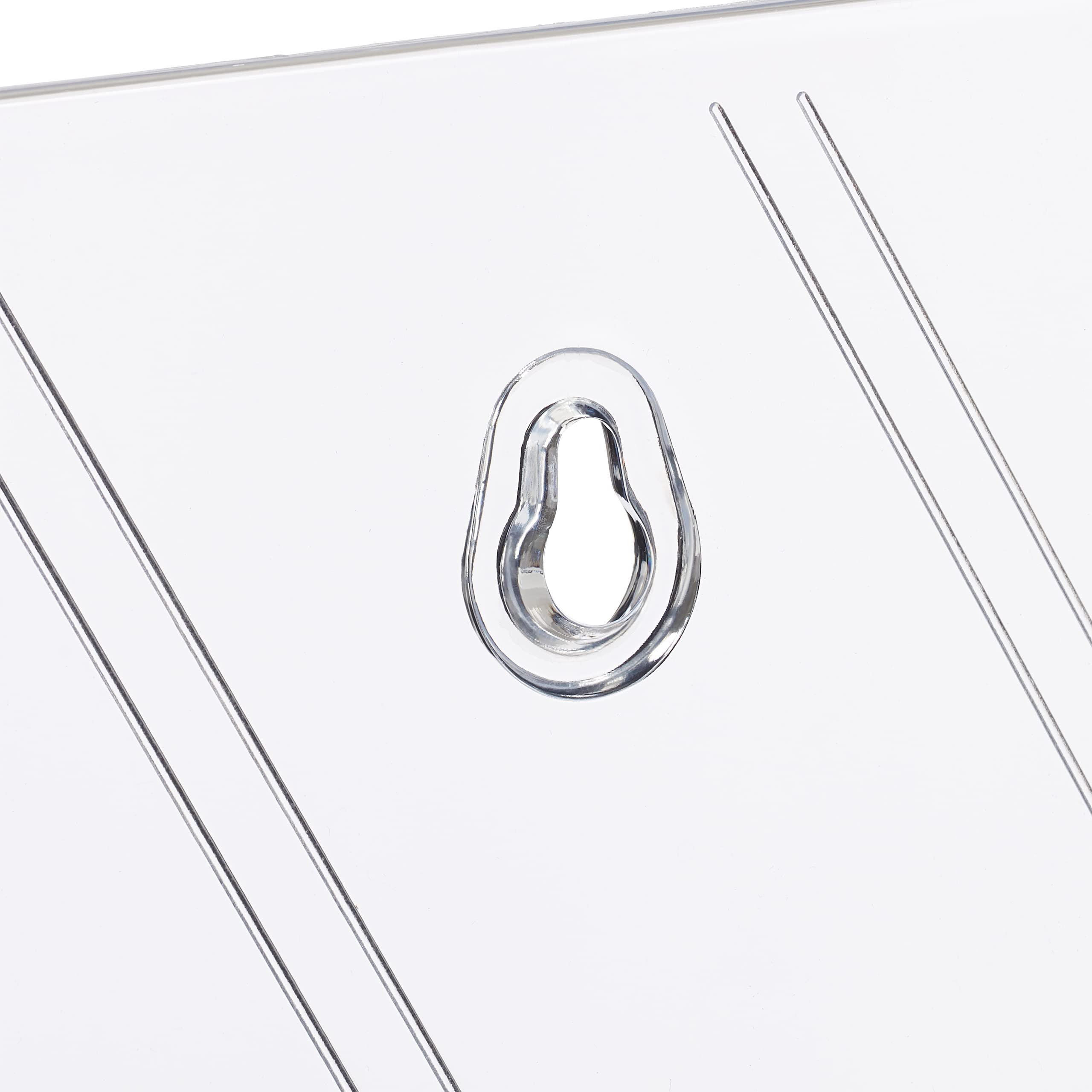 Portadepliant Da Muro Relaxdays - Formato A5, Acrilico Trasparente - Foto 7