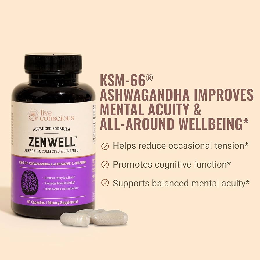 ミネラル8　ケンガミネサマ Amazon.com: Live Conscious KSM-66 Ashwagandha Supplement w/L