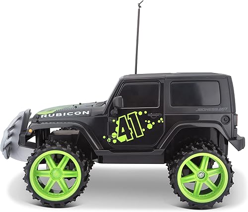 Miniatura 12 de Maisto Tech R/C 1:16 Escala 2.4 GHz Off-Road Jeep Wrangler Rubicon, Negro