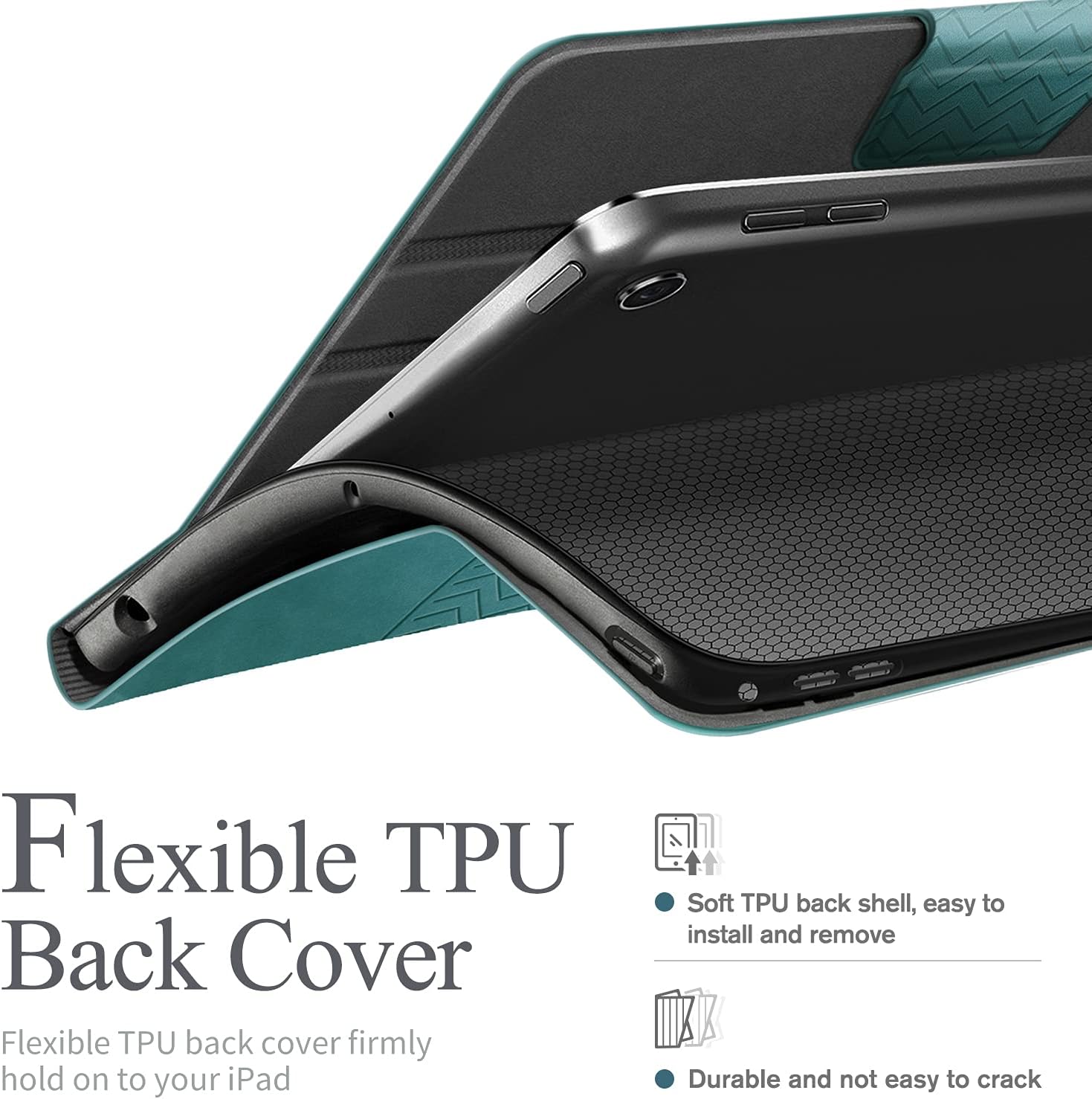 auaua Case for iPad mini 5 2019 / Mini 4 7.9 Inch with Pencil Holder, Magnetic Cosure, Auto Sleep/Wake, Vegan Leather (Green)