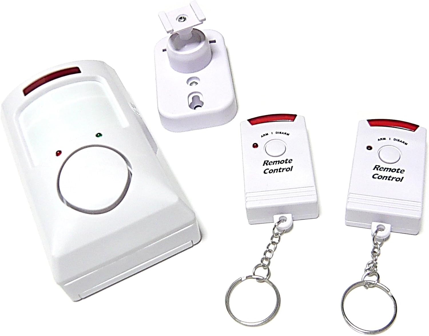 毎週更新 赤外線センサー 侵入防止 防犯アラーム 解除用リモコン2個付き ブザー