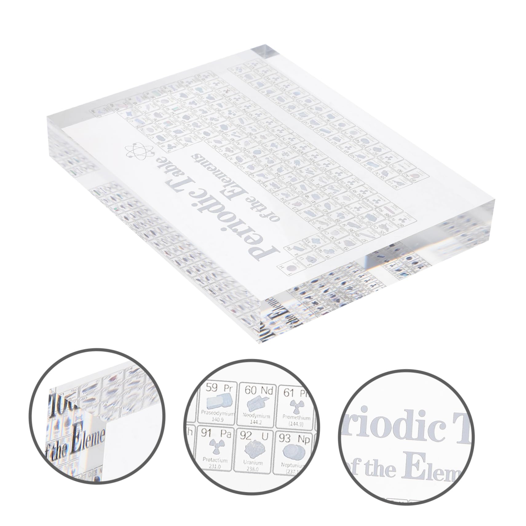 HOODANCOS Acryl Periodensystem Dekoration für Schreibtisch und Bibliothek