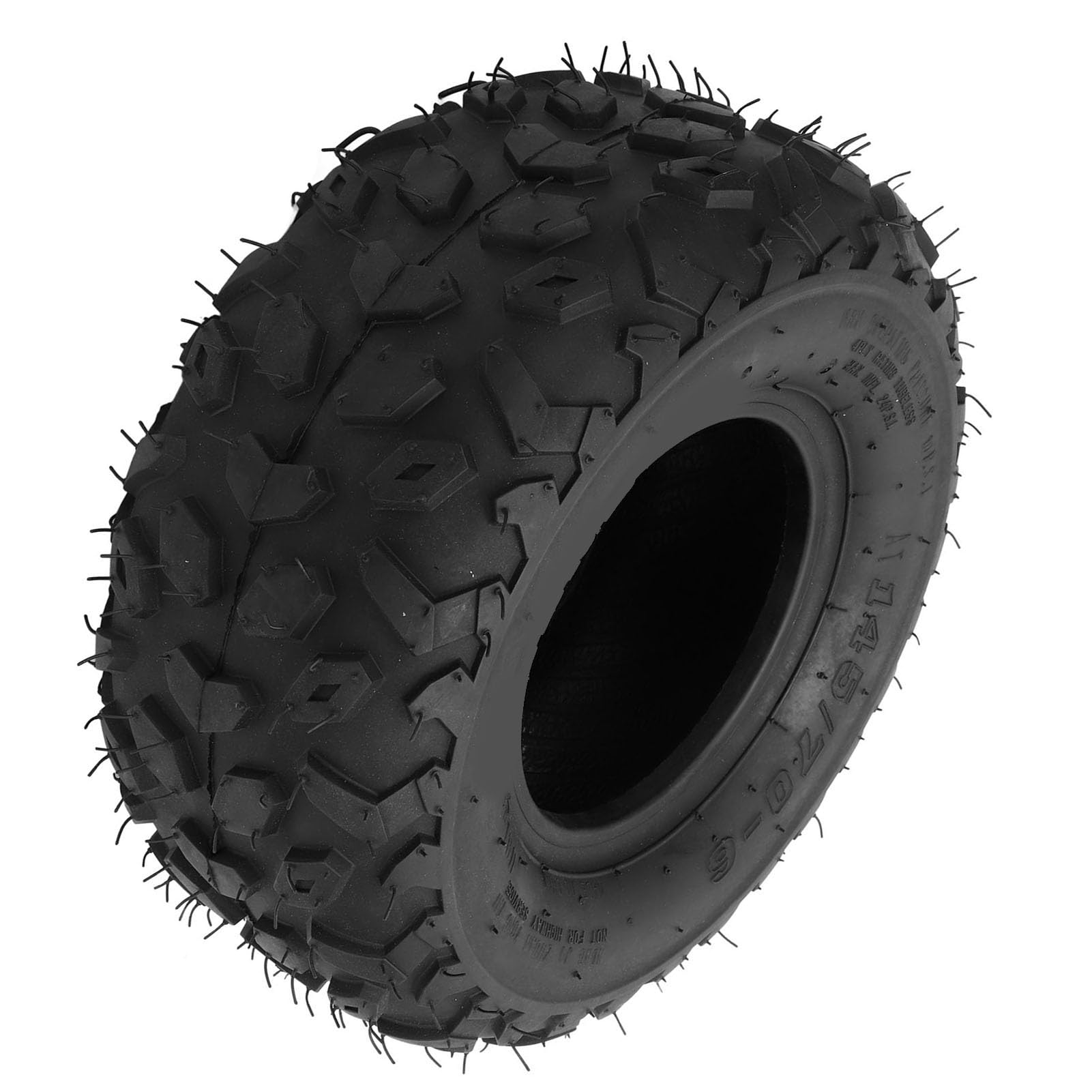 Pneu Tubeless 145/70‑6 Pour ATV UTV Go Kart, Pneus Tout Terrain en Caoutchouc Épais Anti Crevaison Antidérapant