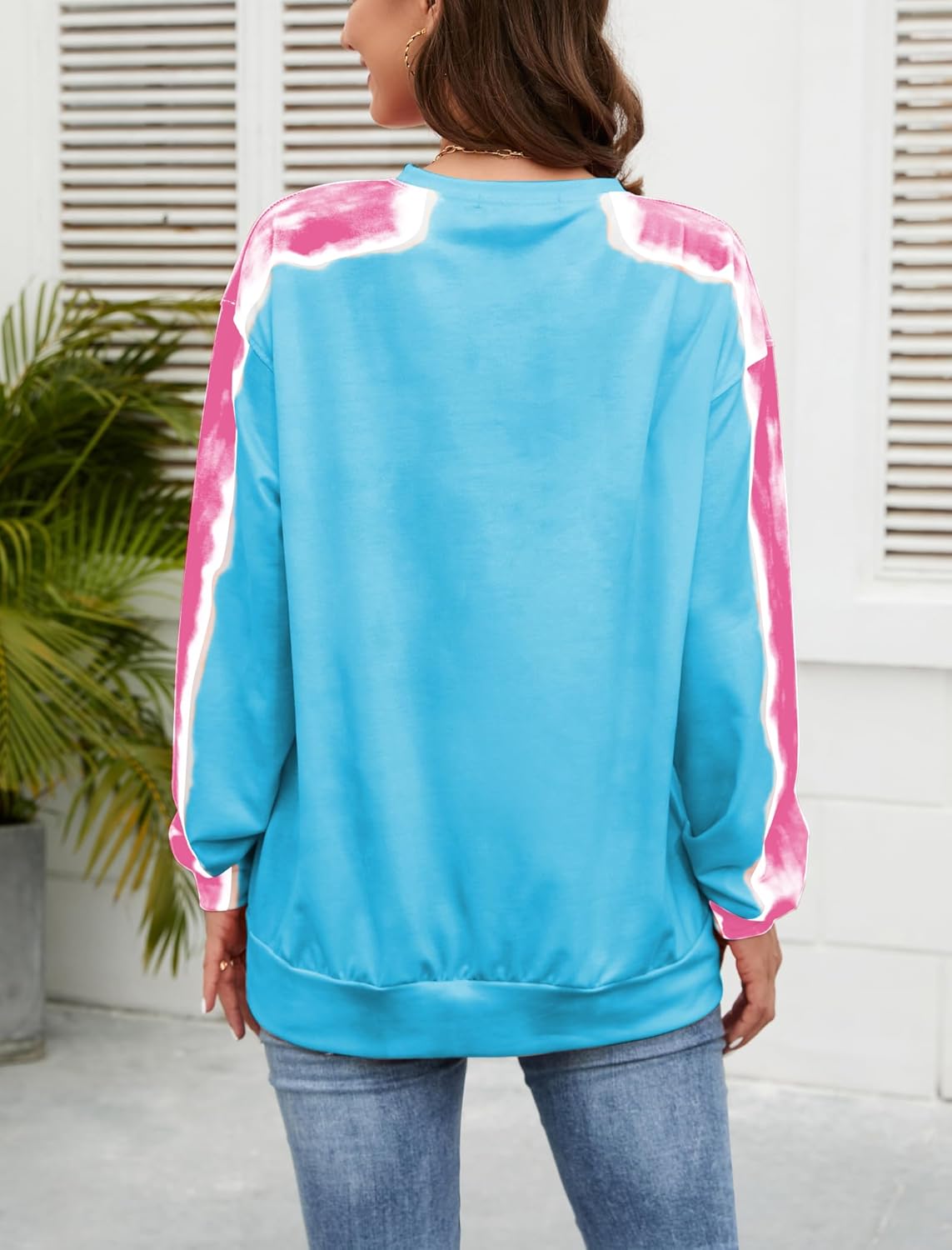 Famulily Women's Tie Dye Sweatshirt Long Sleeves Cambodia Ubuy