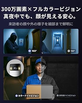 Amazon.co.jp: SwitchBot テレビドアホン カメラ付き