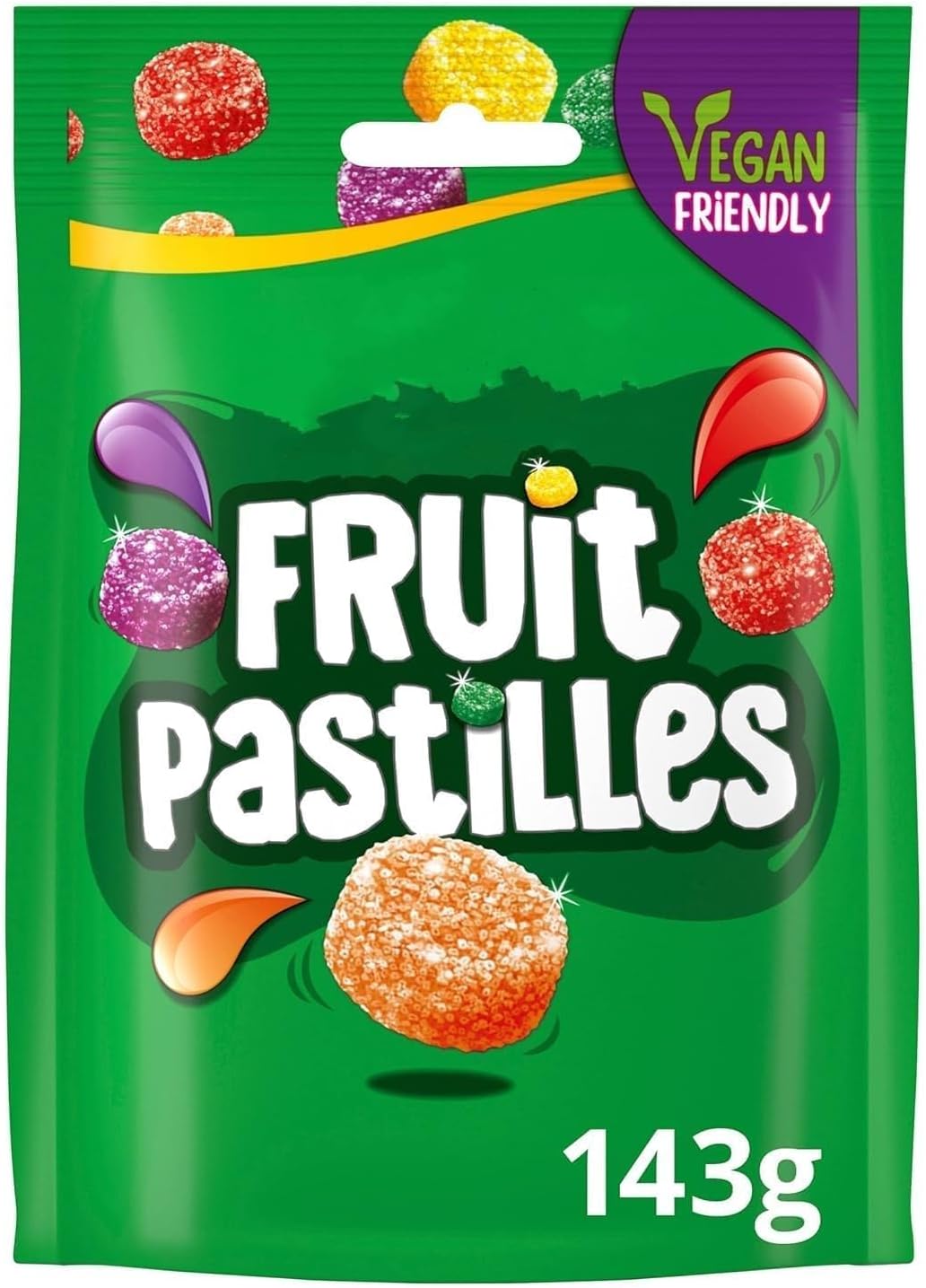 Rowntree Fruit Pastilles Pouch 143g (Pack of 6)