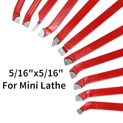 Juego de 11 Fresas de Carburo 5/16" para Metal y Torno CNC miniatura 3