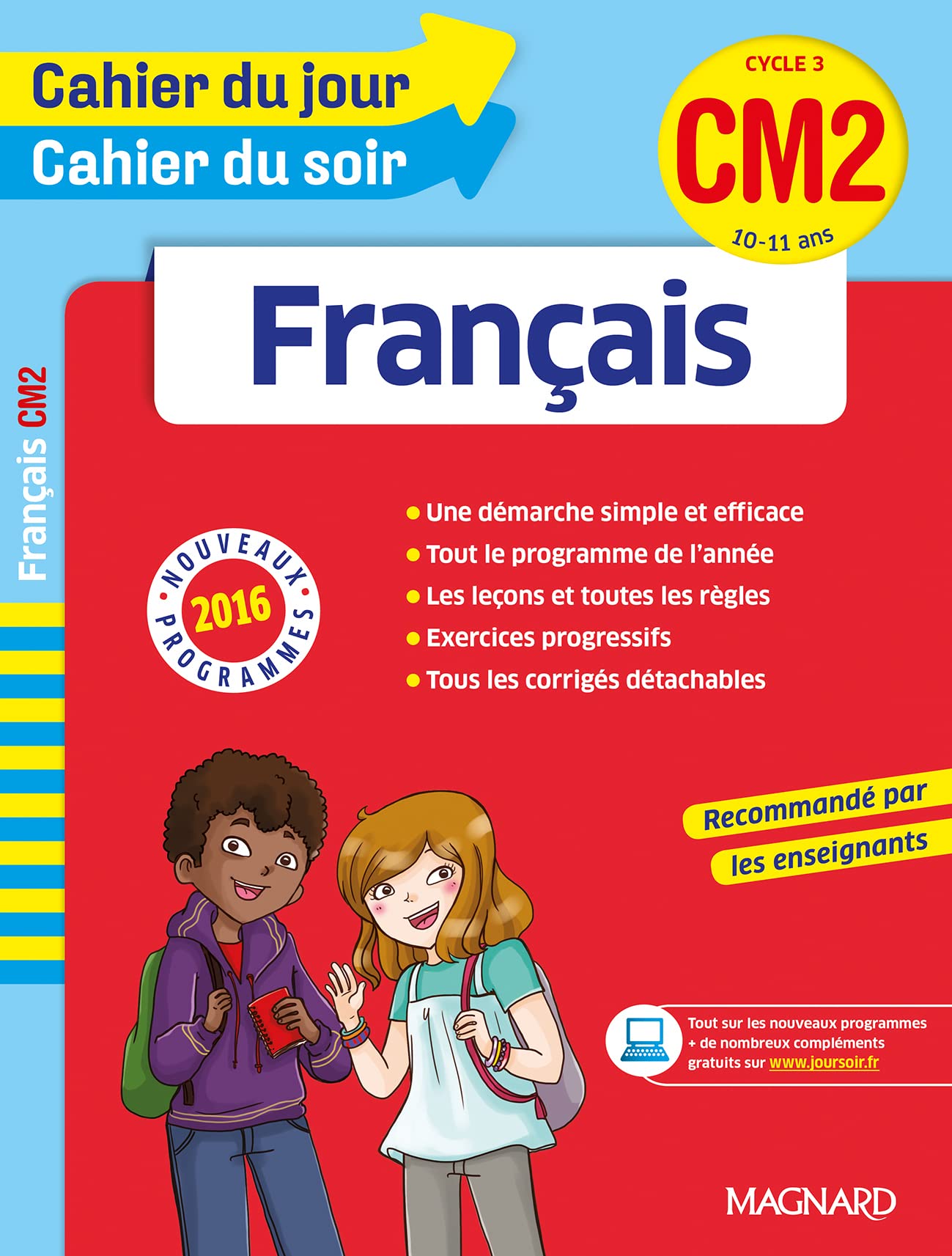 Français CM2 - Cahier du jour Cahier du soir