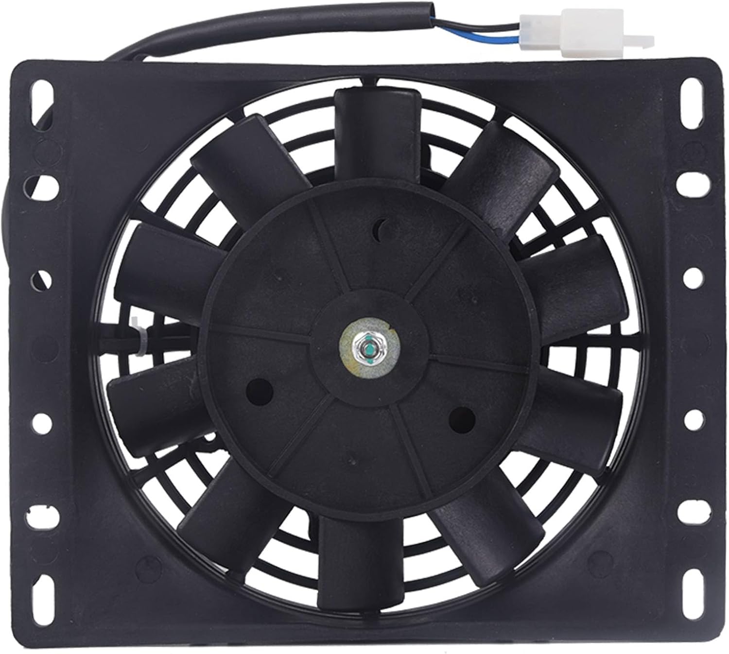 Electric Radiator Cooling Fan Kit, 6 Inch, Slim, Black, 600CFM, 3000RPM, Universal Fit, 12V, Automotive Engine Cooling System Upgrade